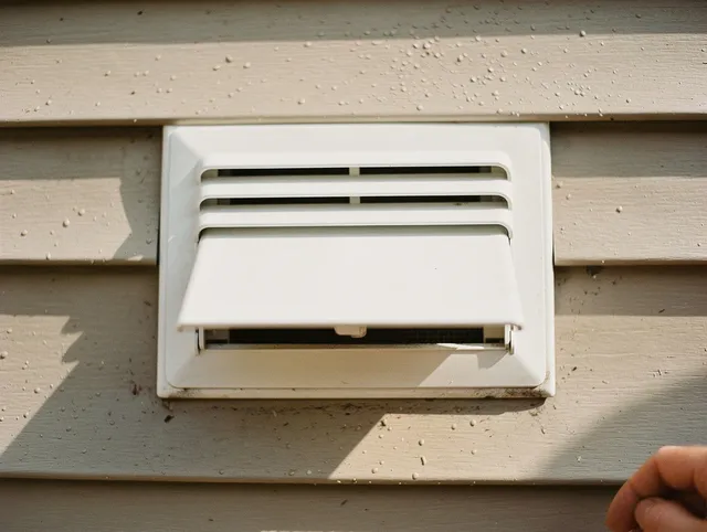 Homestead Dryer Vent Cleaning technician performing professional exhaust vent cleaning at a residential property in Homestead