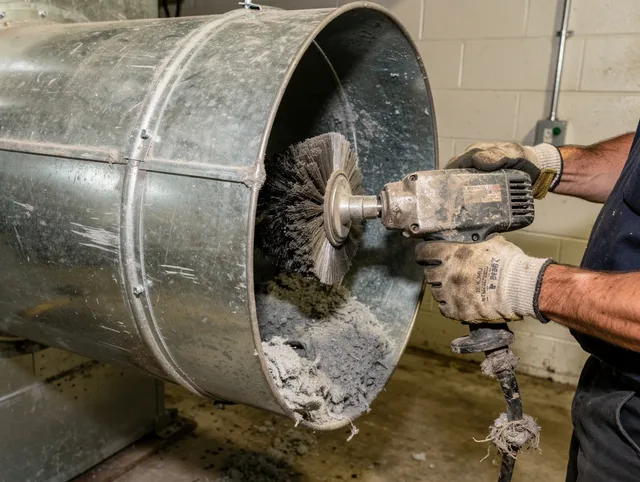 Industrial-grade dryer vent cleaning by Homestead Dryer Vent Cleaning in Homestead